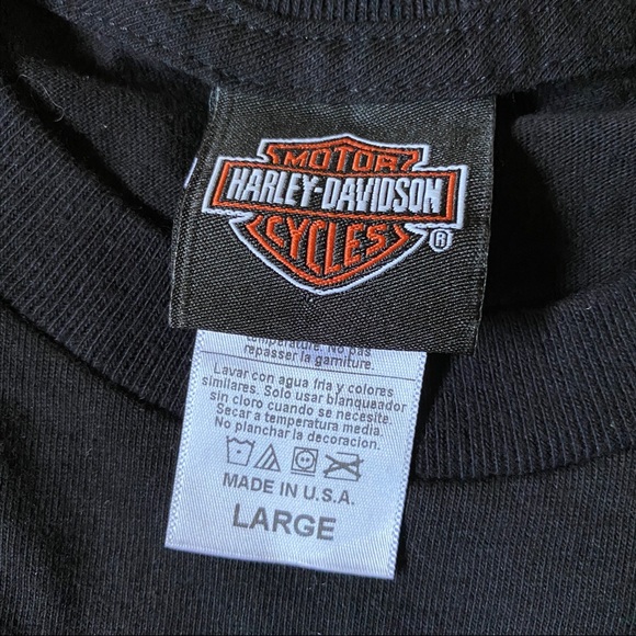 ❌SOLD❌ HARLEY DAVIDSON AMERICAN EAGLE FLAG TSHIRT - Picture 4 of 8